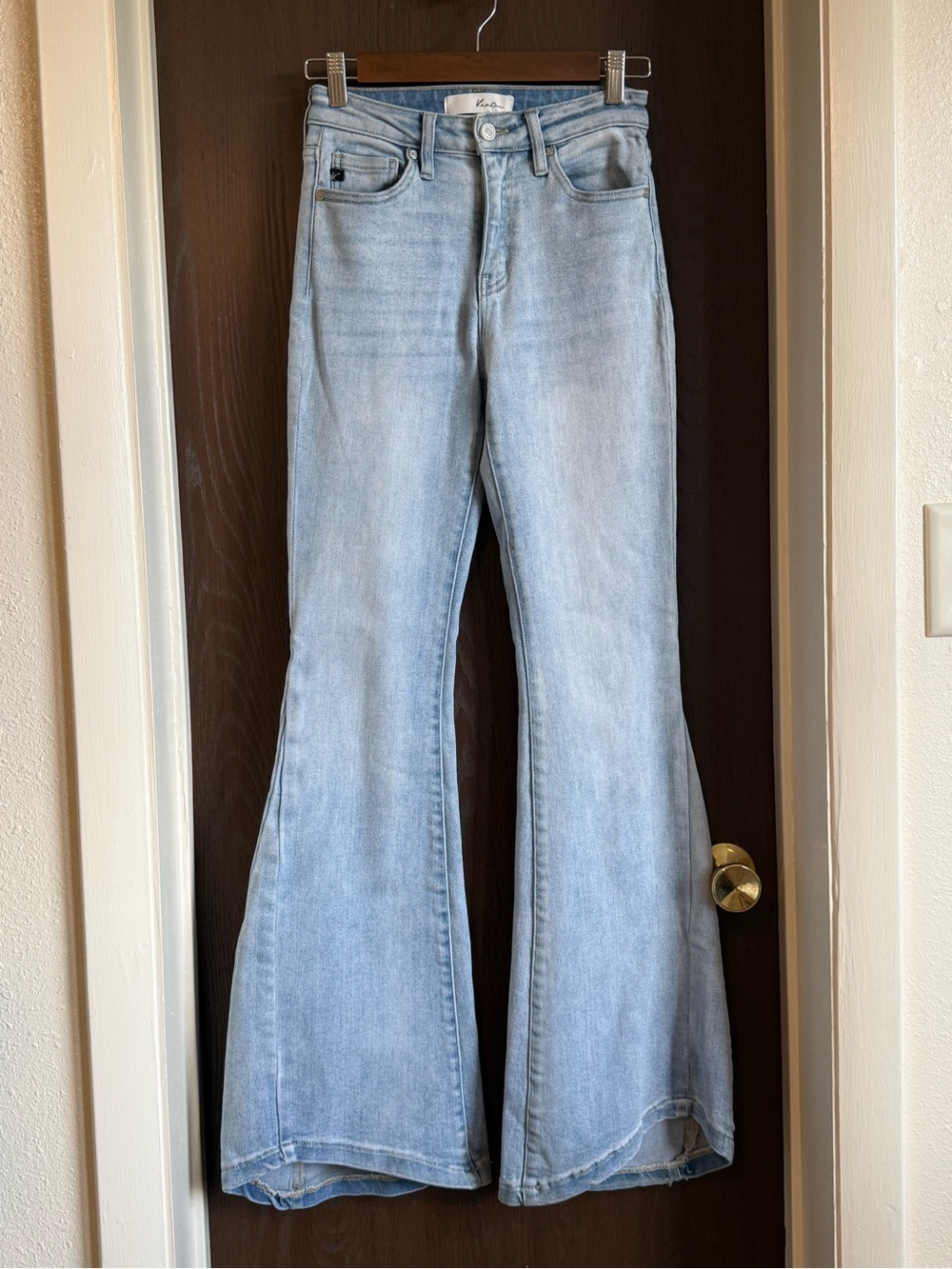 KanCan Light Wash High-Rise Flare Jeans